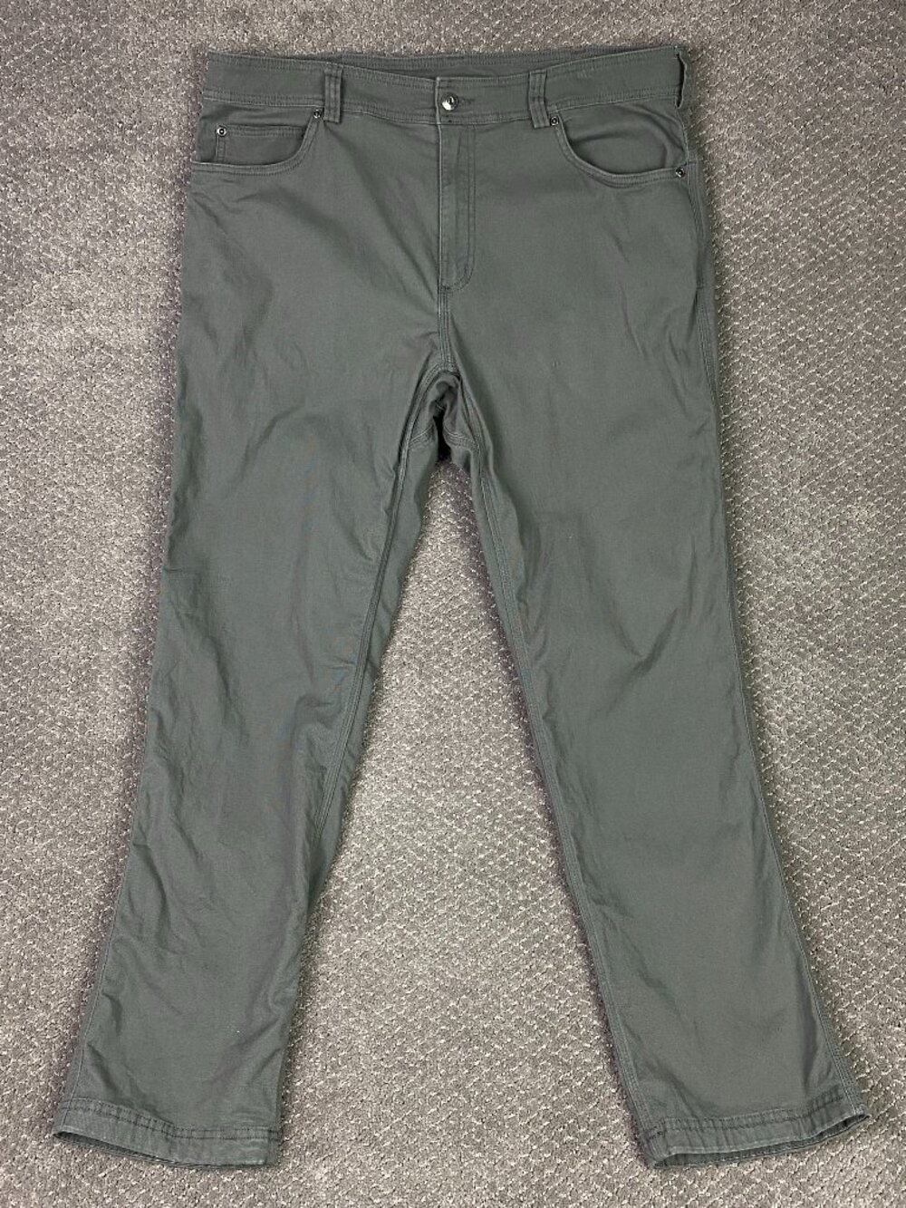Duluth Trading Co Flex Fire Hose Pants Mens 38x32 Fit 38x31 Gray Duluthflex